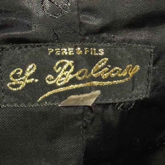 Women’s 3 Piece Designer Red Skirt Suit with Unique Black Bead Appliqué - Picture 10 of 17